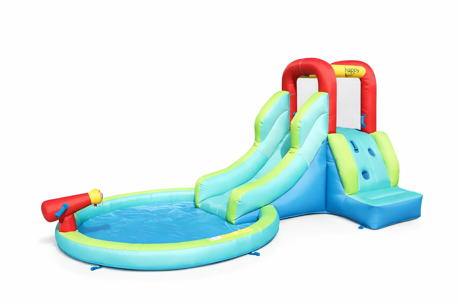 מתנפח מים עם בריכה לפעוטות